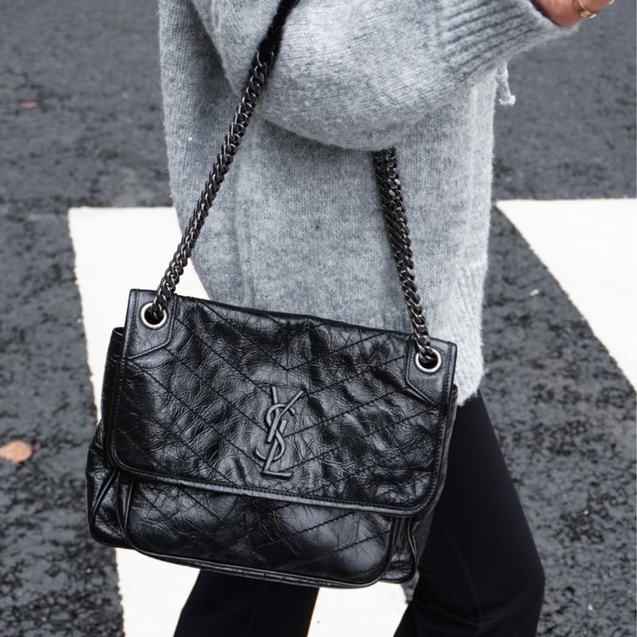 Ysl Niki soblack 中號 新款d扣 🈶台灣購證 #稀有釋出 #超甜價-8