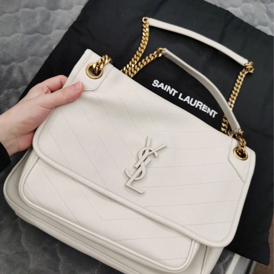 🈶購證 #9新閒置 #🈶d扣 Ysl Niki白金中號 #Rose同款-3