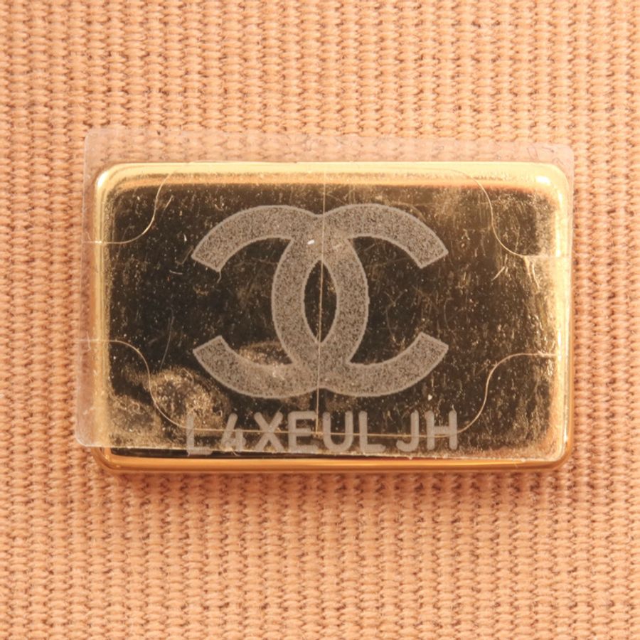 CHANEL 羊皮皮革Tote Bag金扣手挽肩背兩用袋-6