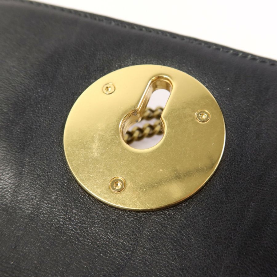 SEE BY CHLOE 牛皮皮革Chain Shoulder Bag金扣鏈帶肩背袋-10