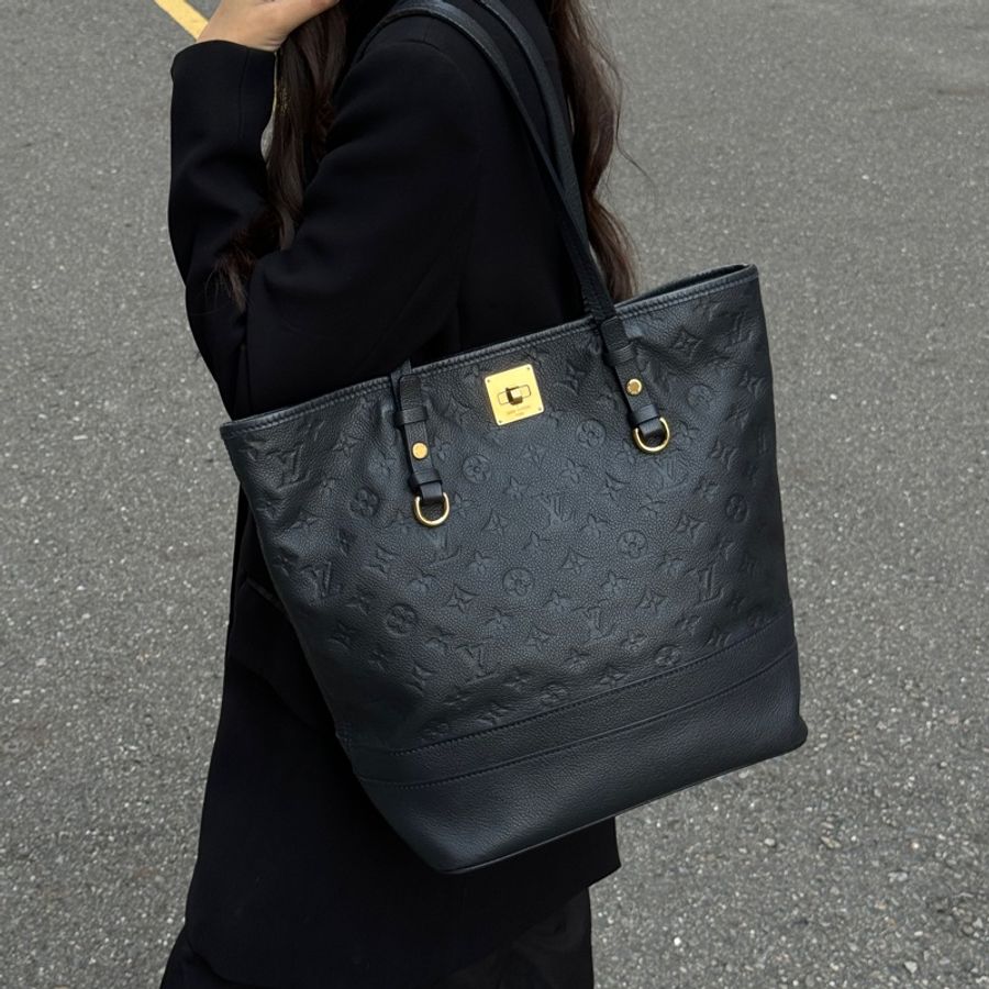 (超稀有⏰) LV 專櫃高級款 全牛皮凱莉釦 托特包👜 專櫃13萬!-19