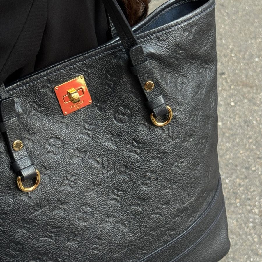 (超稀有⏰) LV 專櫃高級款 全牛皮凱莉釦 托特包👜 專櫃13萬!-27
