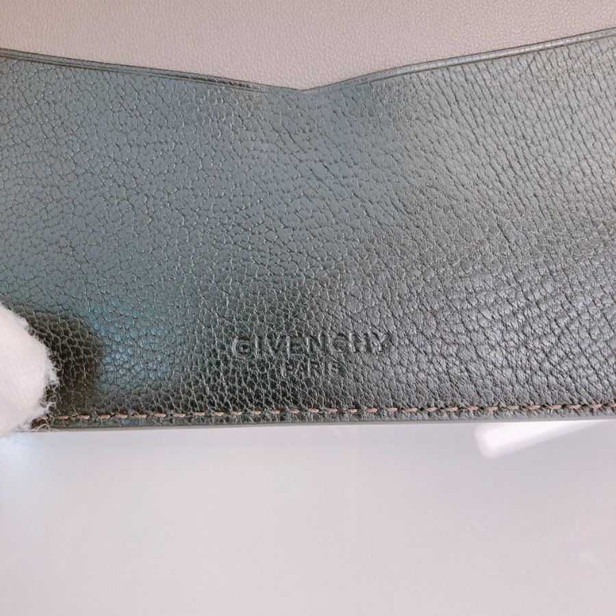 MS0361 Givenchy 紀梵希 卡包 零錢包 牛皮 GV3 Card Case Caflskin Black and Brown x GHW-7