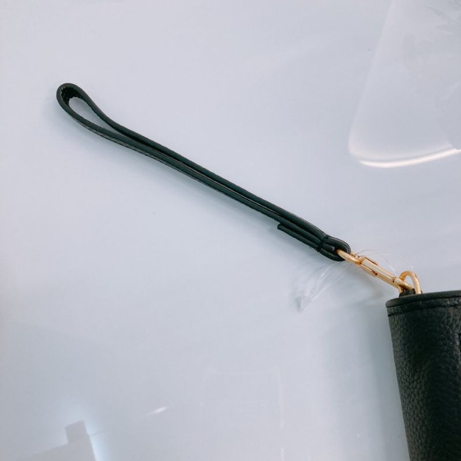 MS0362 Tory Burch 湯麗柏琦 手機套 長銀包 手環包 牛皮 黑金 Britten Smartphone Wallet Wristlet Black x GHW Calfksin-12