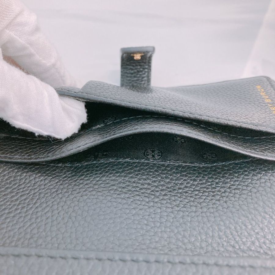 MS0362 Tory Burch 湯麗柏琦 手機套 長銀包 手環包 牛皮 黑金 Britten Smartphone Wallet Wristlet Black x GHW Calfksin-14