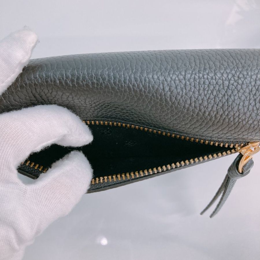 MS0362 Tory Burch 湯麗柏琦 手機套 長銀包 手環包 牛皮 黑金 Britten Smartphone Wallet Wristlet Black x GHW Calfksin-16