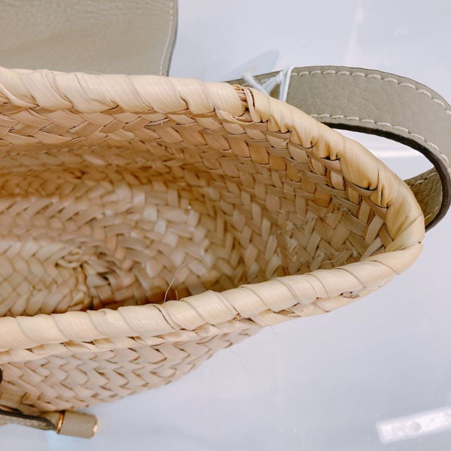 MS0363 Chloe 蔻依 瑪西 草編織包 淡綠 Marcie Basket Crossbody Neutral x GHW Raffia-10