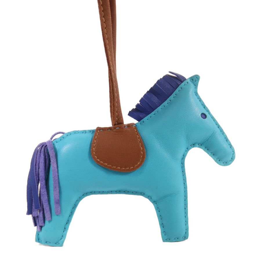 HERMES Milo皮革Rodeo MM掛飾-1