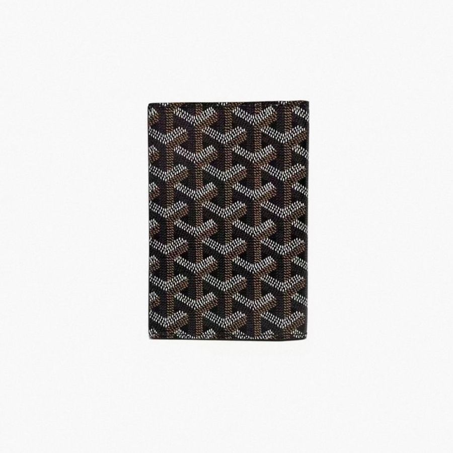 GOYARD 老花滿印翻蓋護照夾 14*10*1 99新配件塵袋-5