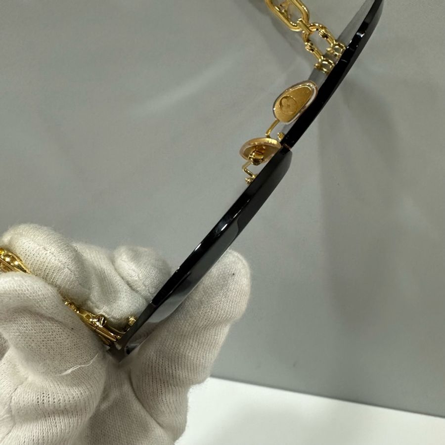 LV Z1626U 金色金屬墨鏡 Jewel Cat Eye LOGO 太陽眼鏡-2