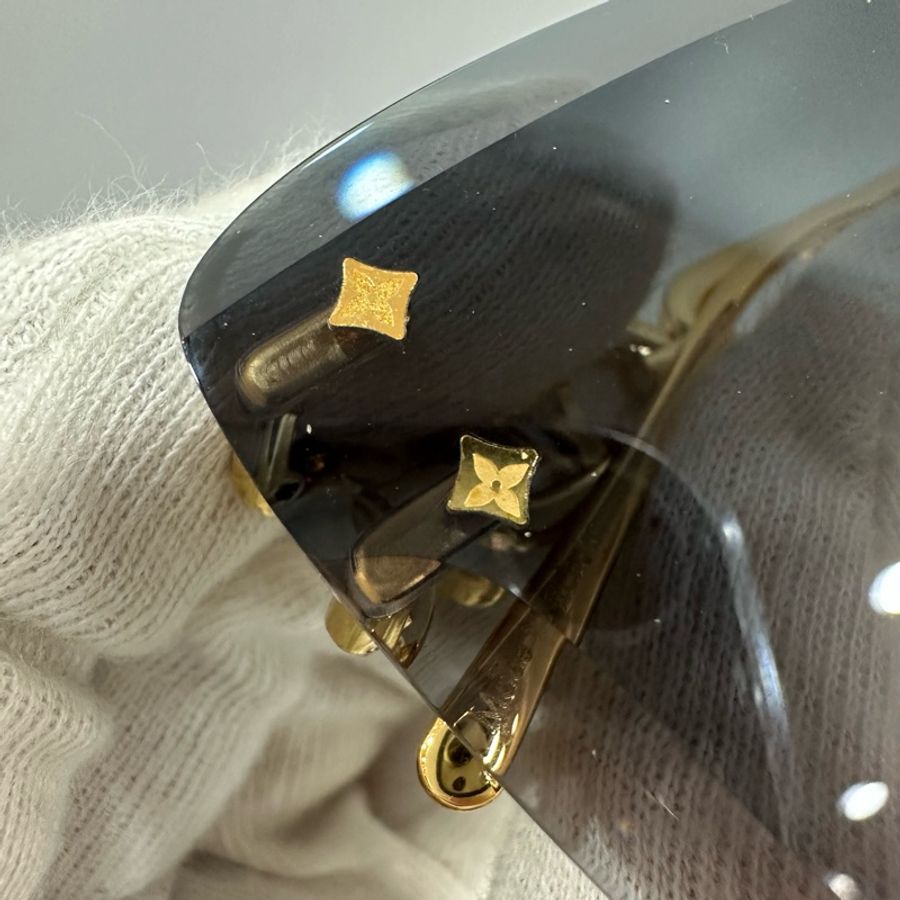 LV Z1626U 金色金屬墨鏡 Jewel Cat Eye LOGO 太陽眼鏡-24