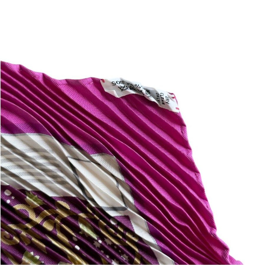 HERMES 皺褶 絲巾-7