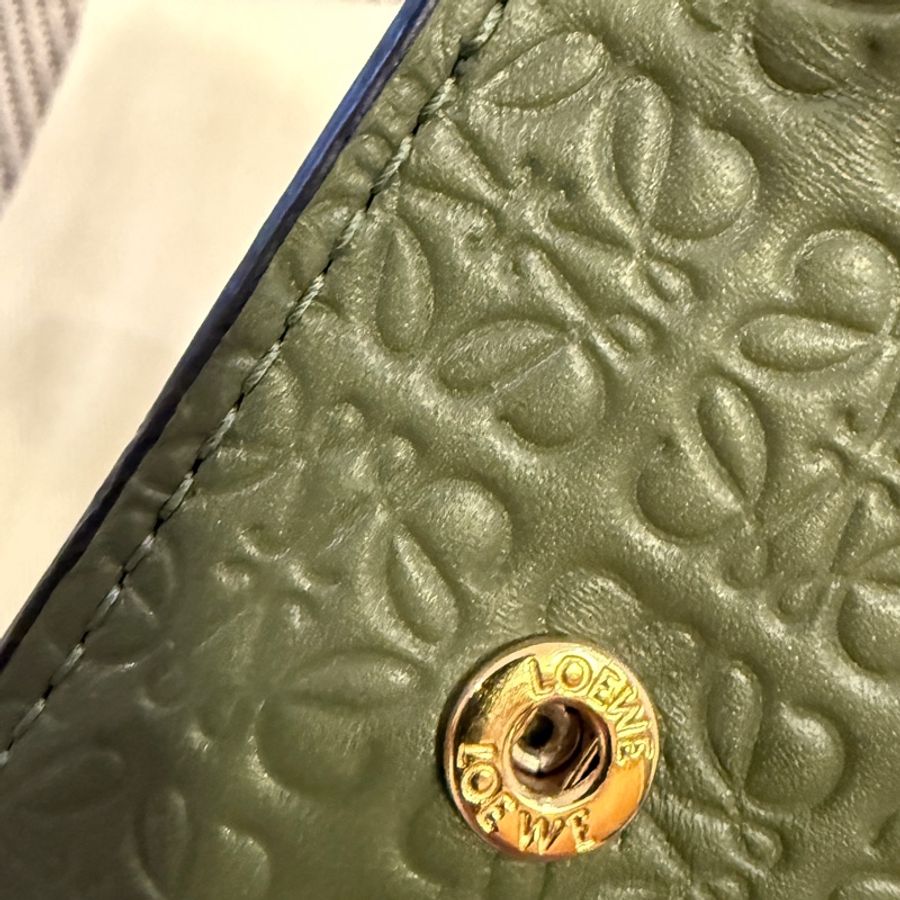 已售。LOEWE 零錢拉鏈錢包-20