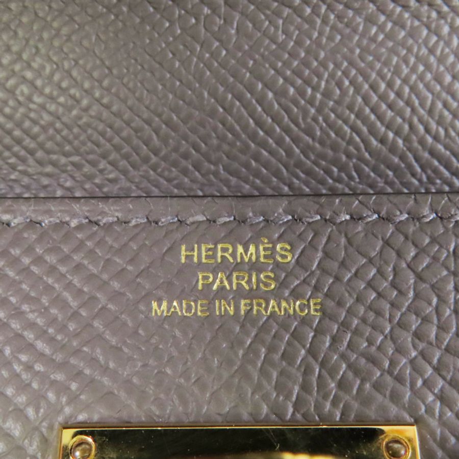 HERMES Epsom皮革Kelly To Go金扣肩背袋-6
