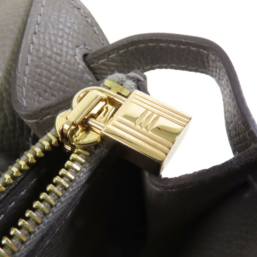 HERMES Epsom皮革Kelly To Go金扣肩背袋-8