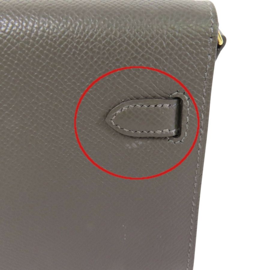 HERMES Epsom皮革Kelly To Go金扣肩背袋-18