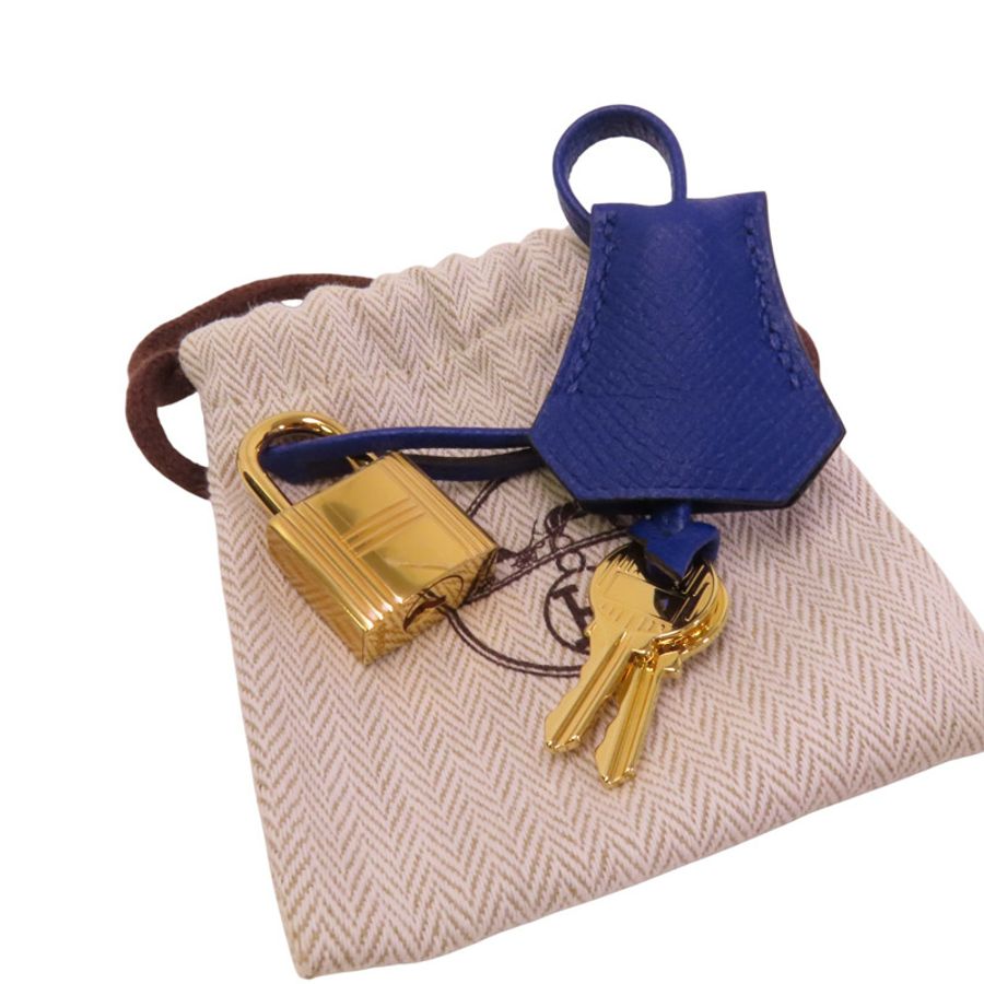 HERMES Epsom皮革Kelly 25金扣手挽肩背兩用袋-15