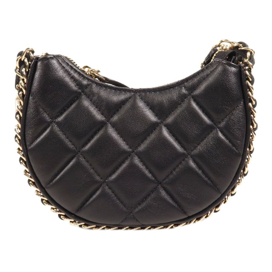 CHANEL 【激減優惠】羊皮皮革Mini Chain Bag金扣鏈帶肩背袋-1