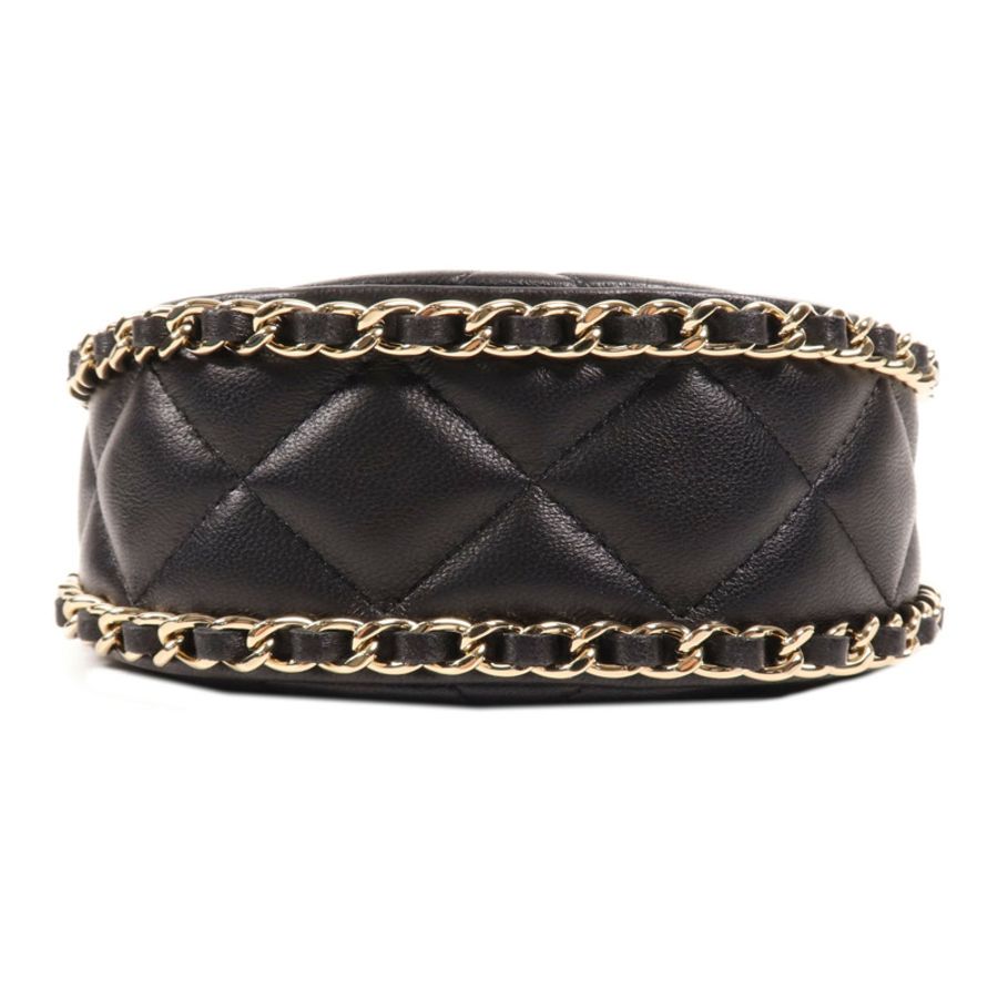 CHANEL 【激減優惠】羊皮皮革Mini Chain Bag金扣鏈帶肩背袋-3