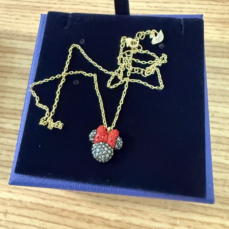 Swarovski的米妮(Minnie Mouse)項鍊-0