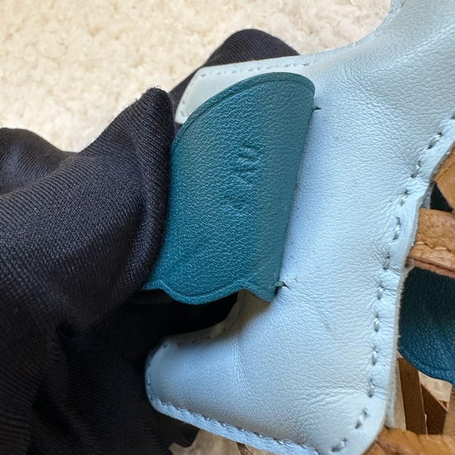 Hermès 愛馬仕 Rodeo飛馬掛件 小號 淺藍+深藍拼色 Z刻-9