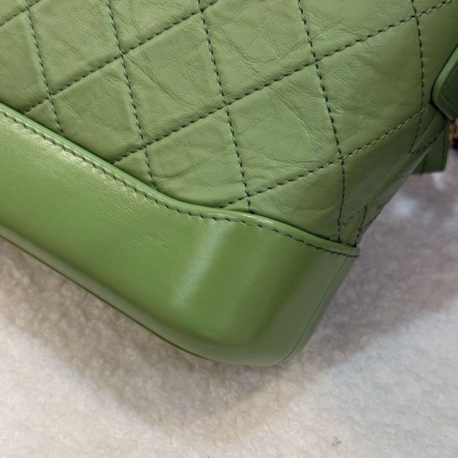 Chanel 23c牛油果綠 小號流浪包🥑最新晶片款-5