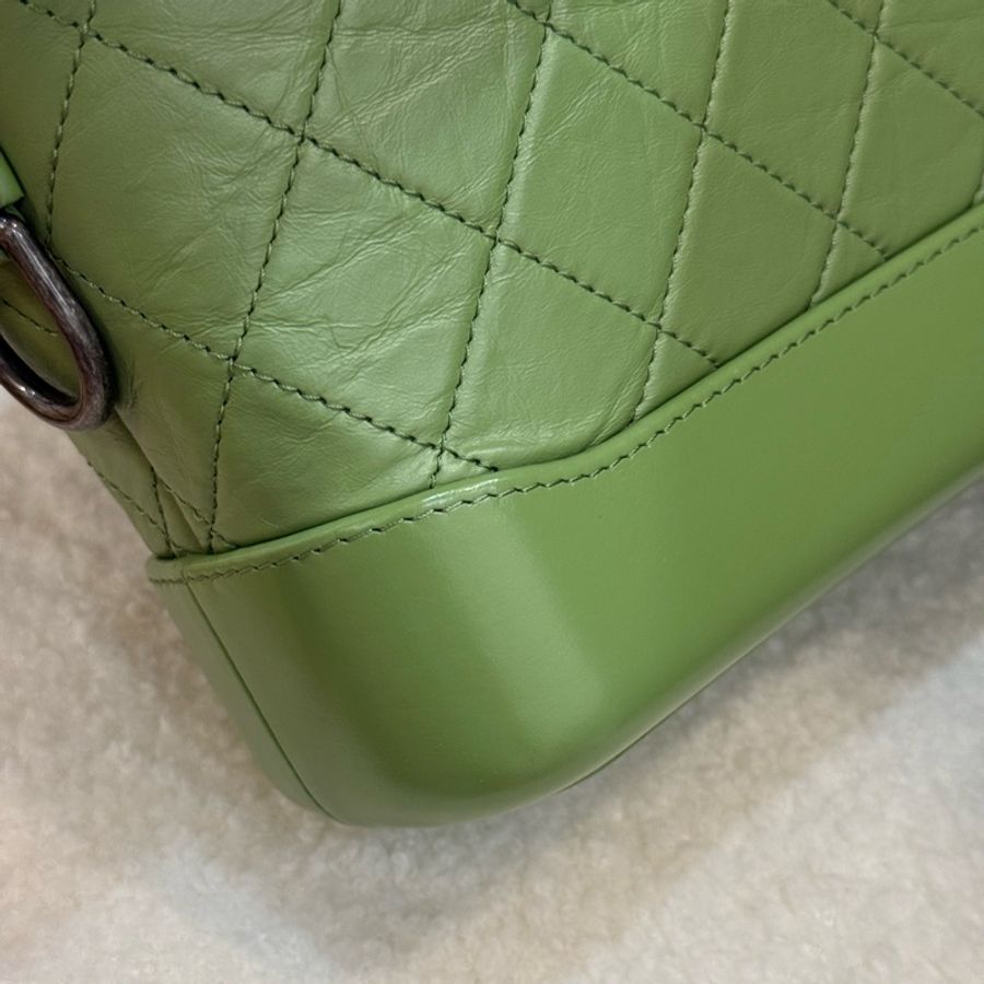 Chanel 23c牛油果綠 小號流浪包🥑最新晶片款-6