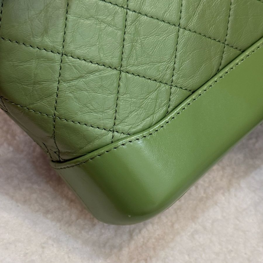 Chanel 23c牛油果綠 小號流浪包🥑最新晶片款-8