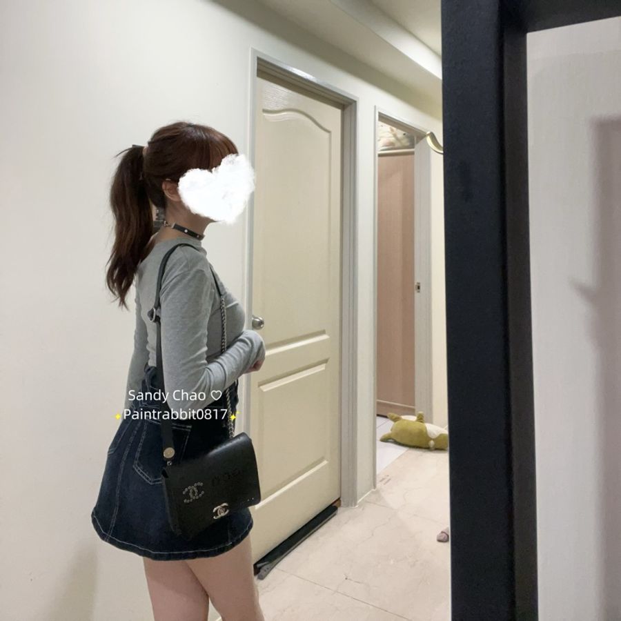 ෆ Chanel牛皮鏤空口蓋包🖤限定款🈶購證-3