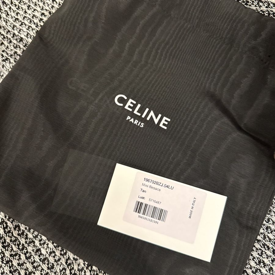 CELINE 老花迷你馬鞍包-11