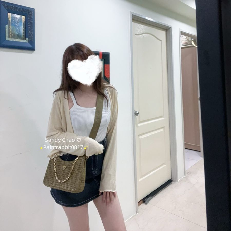 ෆ Prada 三合一草編hobo🔥明星愛用款-8