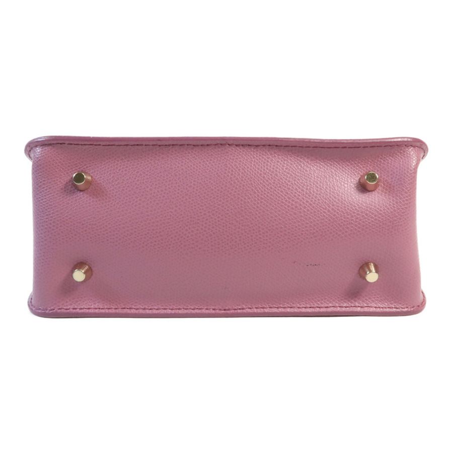 Furla 牛皮皮革Chain Shoulder金扣鏈帶肩背袋-3