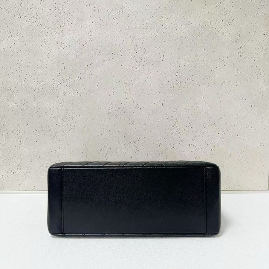 Chanel gst 黑金荔枝牛皮-4
