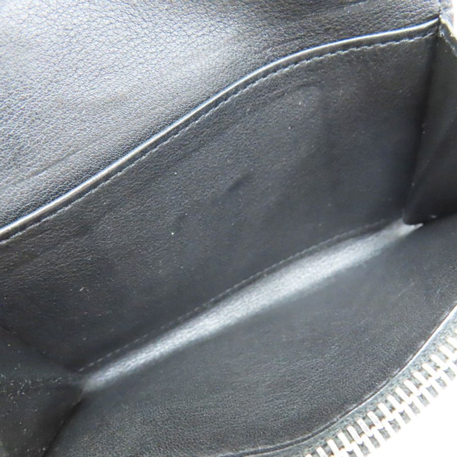 黑色皮革皮夾壓紋Anae扣式M64049【LOUIS VUITTON LV 路易威登】M64049-4