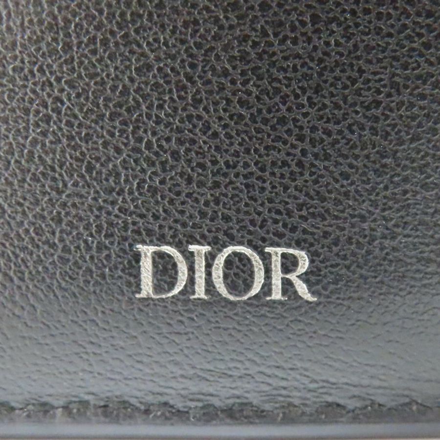 藍色 Oblique 緹花 短夾【Dior 迪奧】-8
