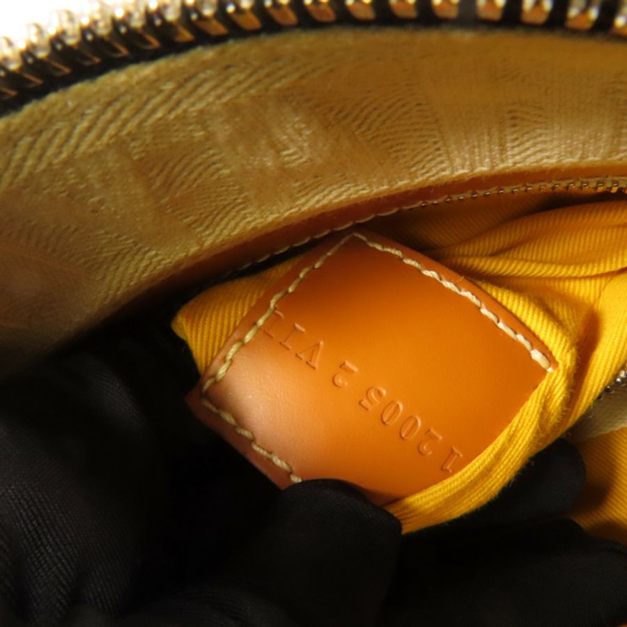 GOYARD 塗層帆布Croisieve 35銀扣手挽袋-9
