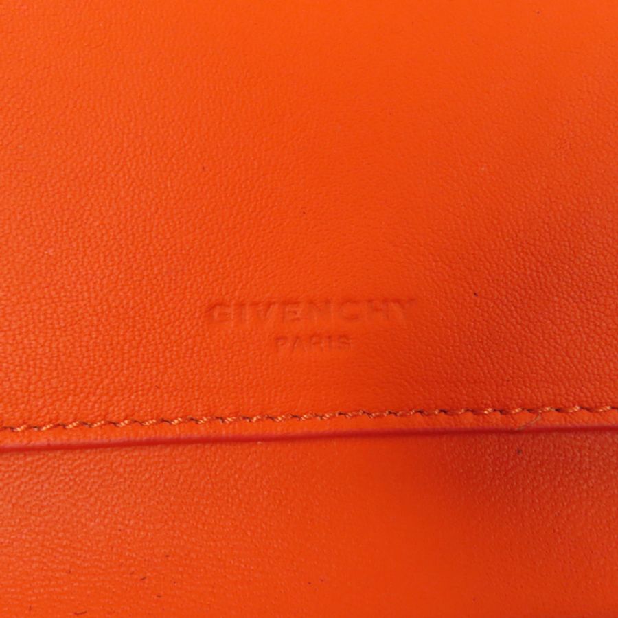 GIVENCHY 牛皮皮革Long Wallet銀扣長錢包-8