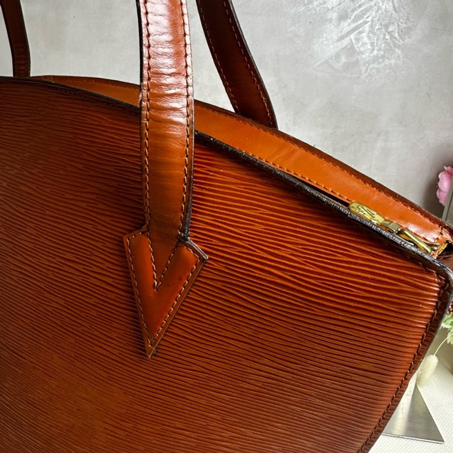 Louis Vuitton Epi 皮革手提包-12