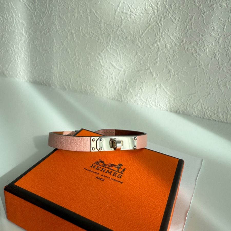 Hermes 粉色可愛手環-0