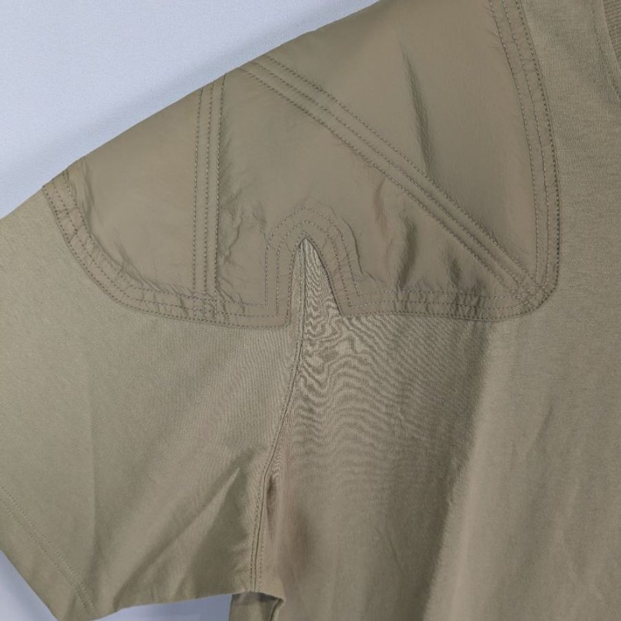 莉亞精品♡Burberry 拼接圓領短袖 尺碼XL 近新美品-2