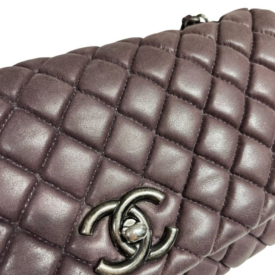 CHANEL CHAIN SHOULDER BAG PURPLE [3000789]-7