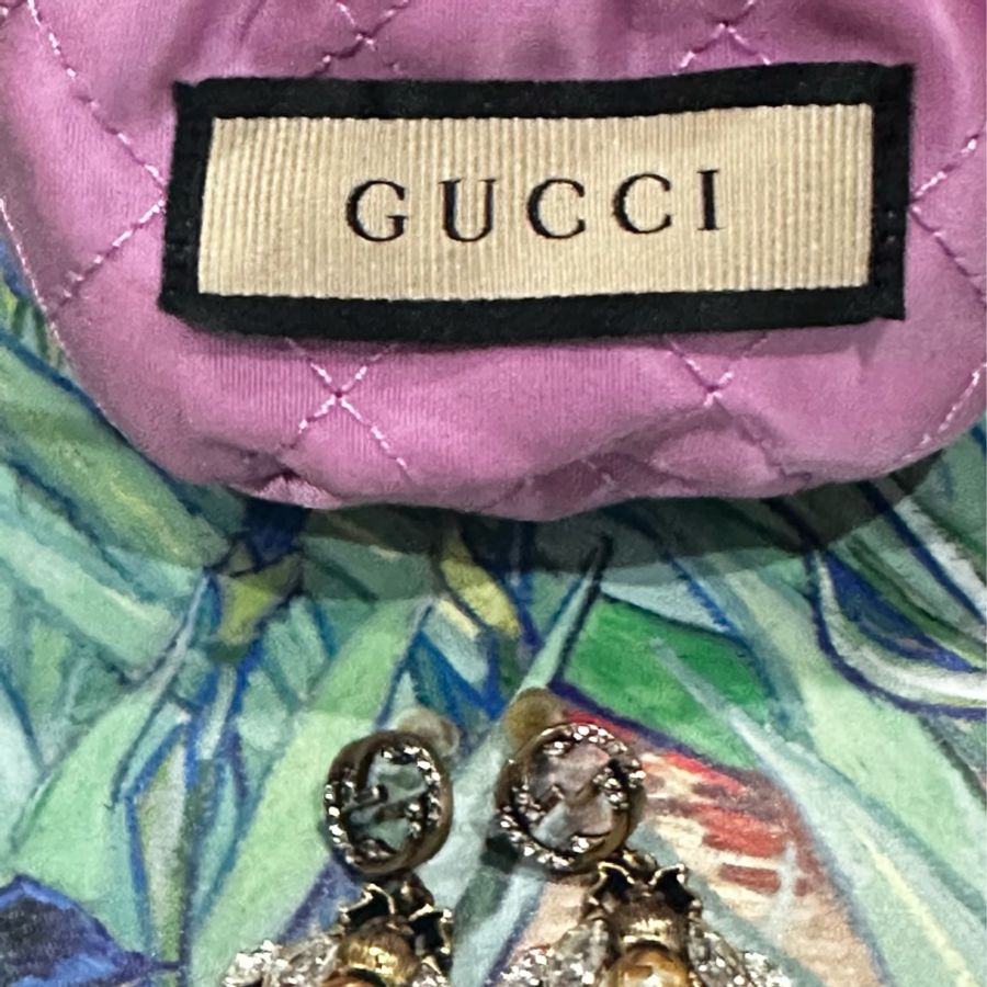 Gucci百年經典蜜蜂耳環-7