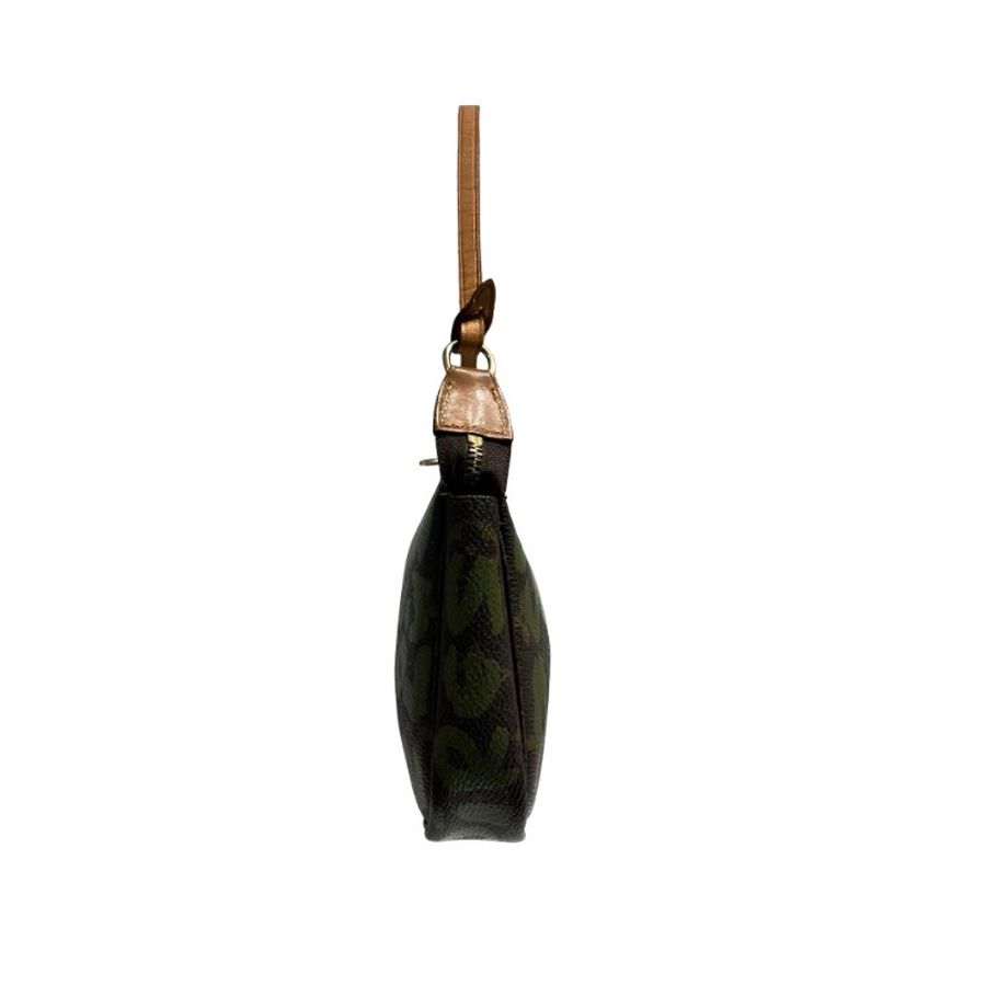 LV GRAFFITI POCHETTE BROWN GREEN [3000793]-5