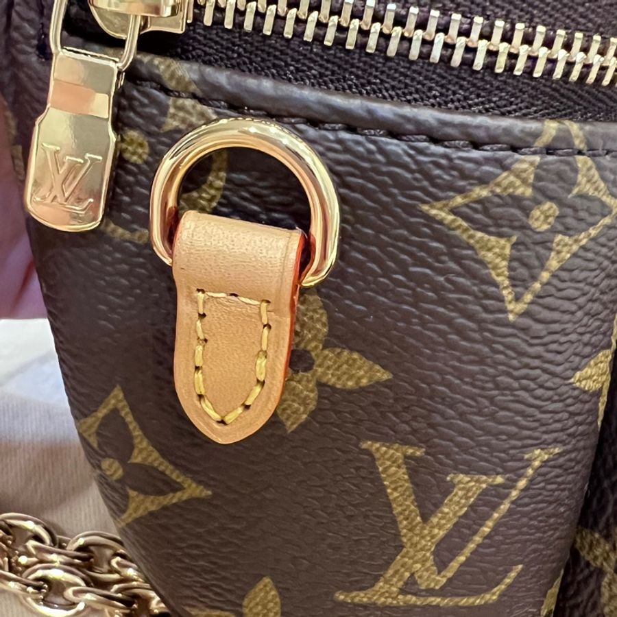 LV mini bumbag 原花 胸口包 腰包 肩背包 monogram 帆布 M82335-5