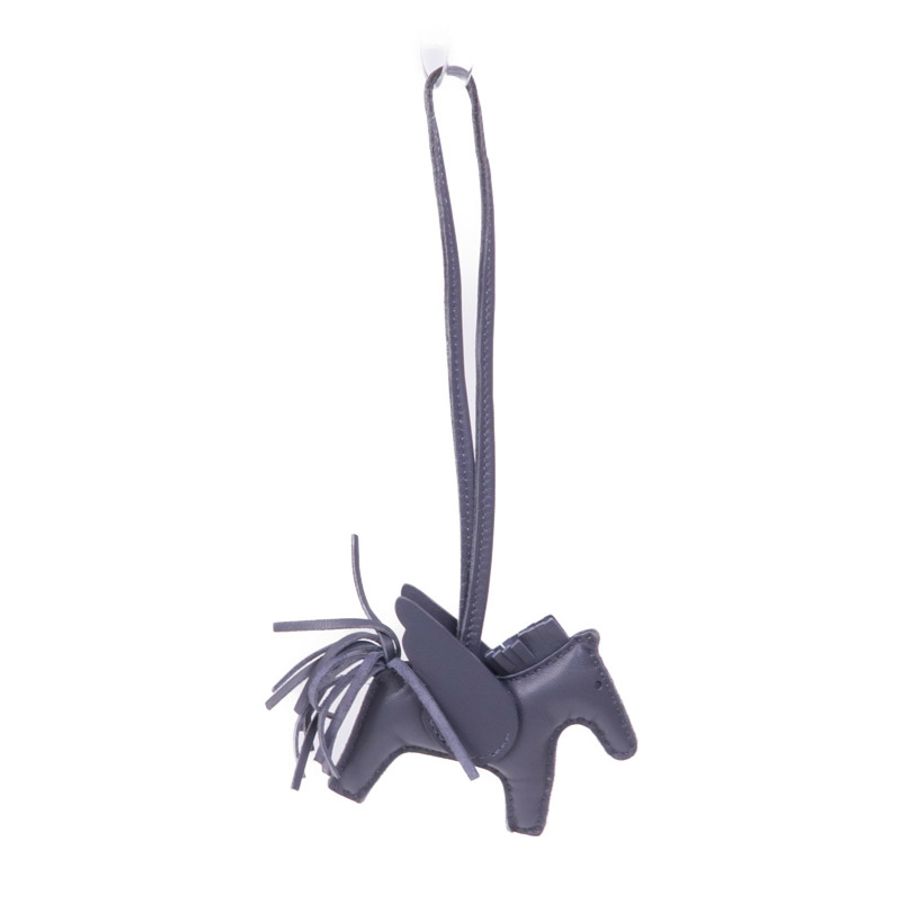 HERMES Milo/Swift皮革Rodeo Pegase PM Charm掛飾-6
