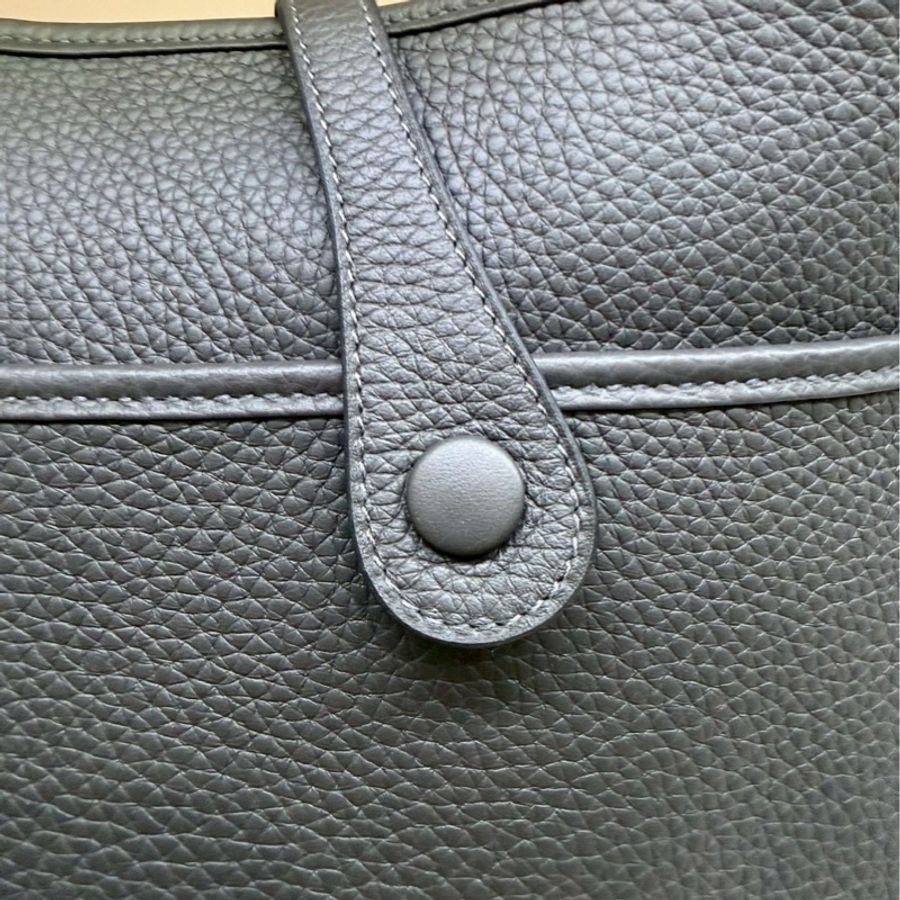 HERMES Evelyne 29肩背包 方框O銅黑色 W刻-2