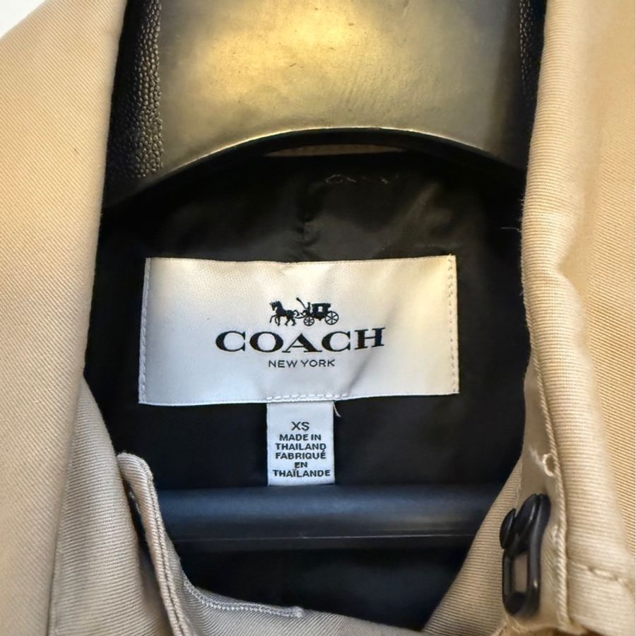 coach卡其色風衣-15