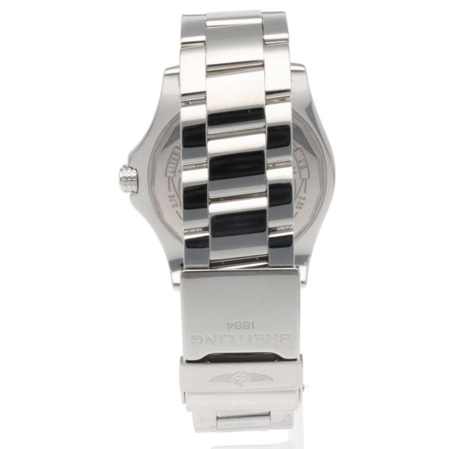 百年靈復仇者二代 GMT 男士不鏽鋼自動腕錶，型號 A32390，已檢修重新加工-5