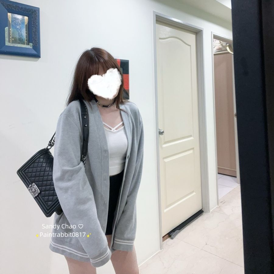 ෆ Chanel boy25黑銀 牛皮-1