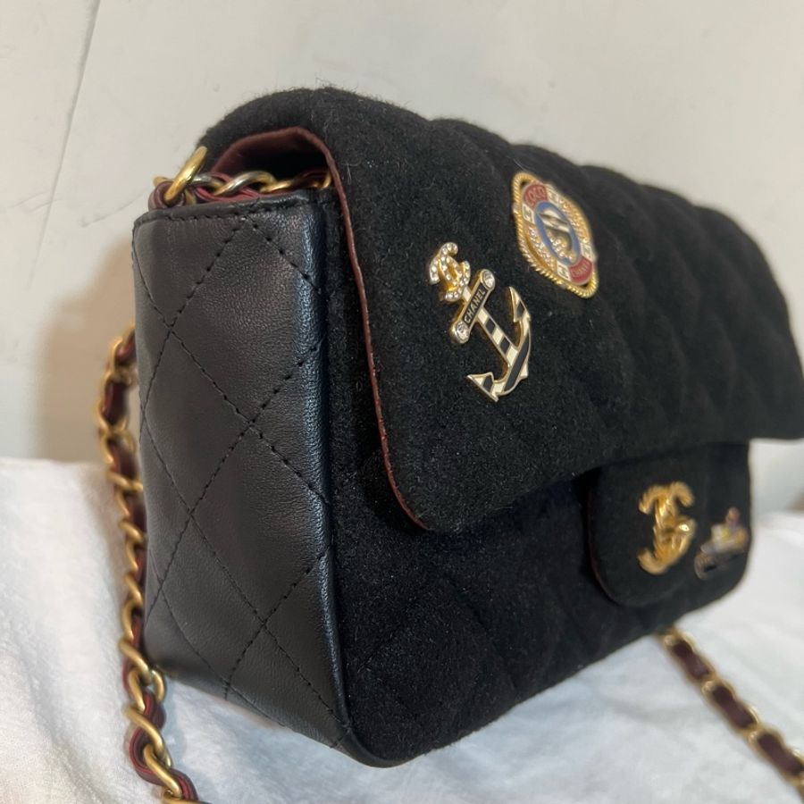 ෆ Chanel限量款✨毛呢徽章-7